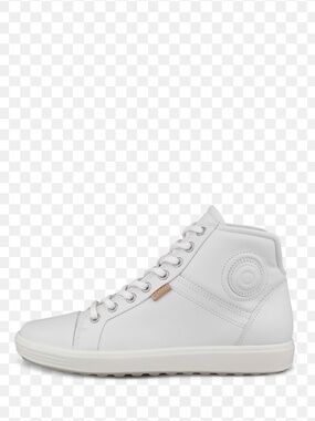 ECCO leather high top sneakers
